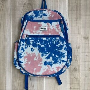 Ame & Lulu (Big Love) Kids Pink & Blue Tie-Dye ~ Tennis Backpack